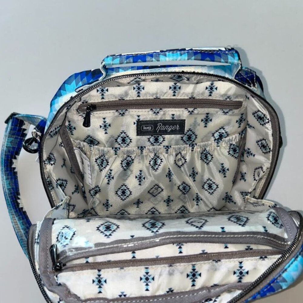 Lug Guild Collection Classic Ranger 2 Crossbody Bag Bargello Mountains Blue - Picture 9 of 14